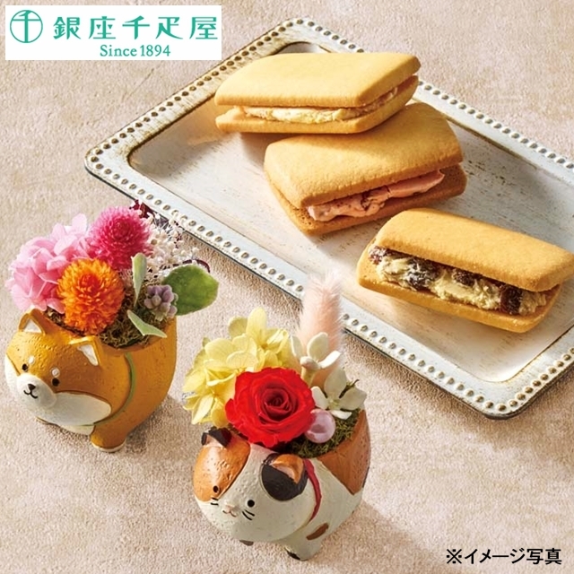 アニマルプリザと「銀座千疋屋」銀座フルーツサンド