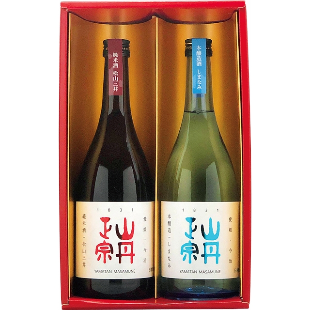 八木酒造部　山丹正宗純米酒・本醸造 2本セット YS06