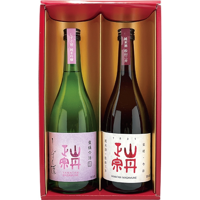 八木酒造部　山丹正宗しずく媛・純米酒 2本セット YS04