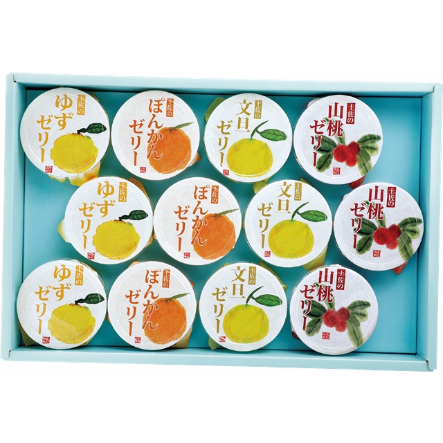 高知県特産品販売　土佐の果実ゼリー