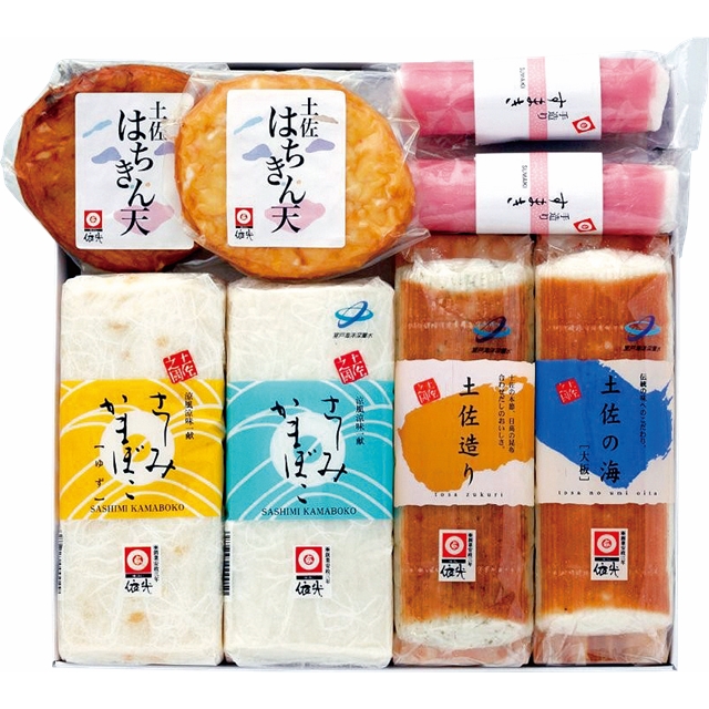 依光蒲鉾　土佐のはちきん天セット(花)