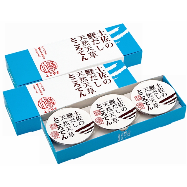 横山麺業　土佐の鰹だし天然天草ところてん9個入りセット