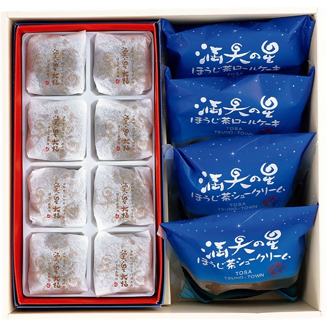 満天の星　ほうじ茶専門店の茶菓セット