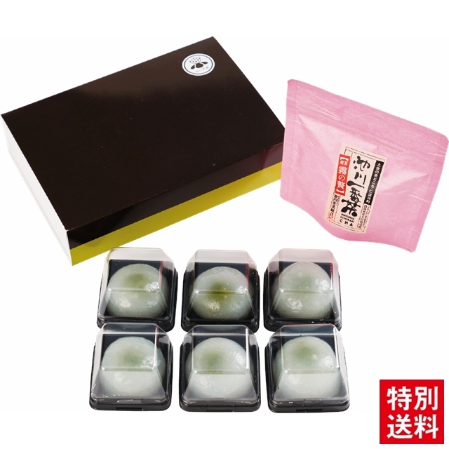 池川茶園　みずもちと煎茶のセット