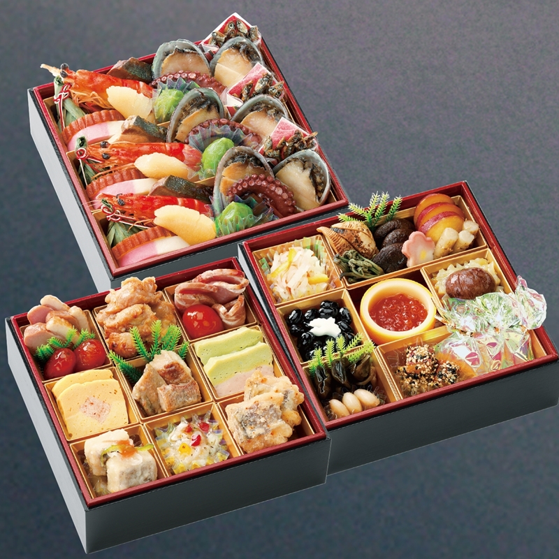 2008.しまなみデザイン  おせち三段重  しお風